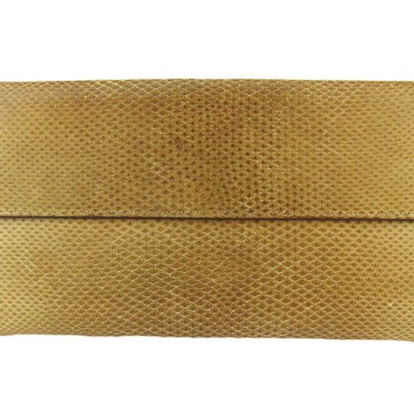 GUCCI wallet Lizard beige leather Auth Used L3510 - Picture 7 of 9